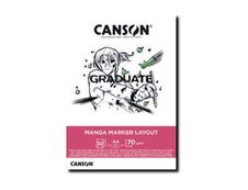Canson Graduate Manga Marker Layout - Bloc dessin - 50 feuilles - A4 - 70 gr