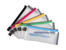 Exacompta - Pochette zip - 8 x 18 cm - disponible dans différentes couleurs