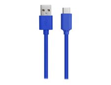 Bigben WOW - câble de charge et de synchronisation USB/USB-C - 1 m - bleu