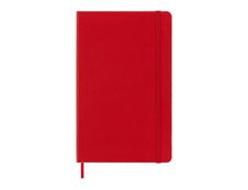 Moleskine Classic - Carnet de notes - 13 x 21 cm - 240 pages - papier ivoire - pointillé - couverture rouge écarlate