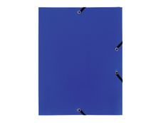 Exacompta - Chemise polypro à rabats - A4 - pour 150 feuilles - bleu opaque