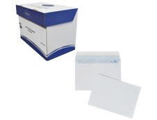 La Couronne - 200 Enveloppes C5 162 x 229 mm - 80 gr - sans fenêtre - blanc - bande auto-adhésive