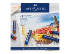 Faber-Castell Creative Studio - 24 pastels à l'huile - couleurs assorties
