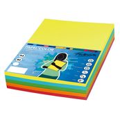 Papel de color A4 250 hojas surtido 10 colores fuertes