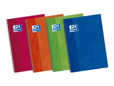 Oxford 4º - Cuaderno - encuadernado espiral - 80 hojas / 160 páginas - cuadriculado - disponible en diferentes colores