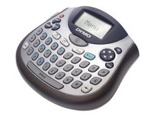 DYMO LetraTag LT-100T - Etiquetadora - B/N - térmica directa - rollo (1,2 cm) - cortador - impresión de 1 línea, impresión de 2 líneas, reloj en tiempo real