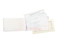 Exacompta - Manifold Carnet de quittances de loyer - 50 tripli - 12,5 x 21 cm
