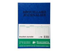Exacompta - Registre brouillard journalier - 27 x 19 cm