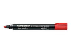 STAEDTLER Lumocolor - Marqueur permanent - pointe ogive - rouge