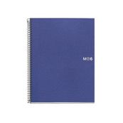 Miquel rius notebook 6 colores A4 150 hojas 5x5 polipropileno azul
