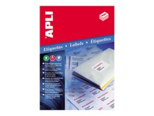 APLI PAPER - Blanco - 40 x 105 mm 1400 uds. (100 hoja(s) x 14) etiquetas