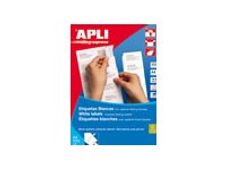 APLI PAPER - Blanco - 42.4 x 105 mm 1400 uds. (100 hoja(s) x 14) etiquetas