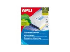 APLI PAPER - Autoadhesivo - blanco - 57 x 105 mm 1000 uds. (100 hoja(s) x 10) etiquetas