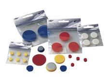 Faibo - Imán - círculo - 3 cm de diámetro - rojo (paquete de 3)