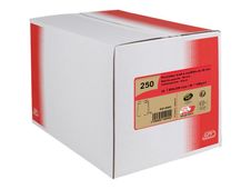 GPV Pack'n Post - 250 Pochettes kraft à soufflets 260 x 330 mm - 120 gr - bande adhésive