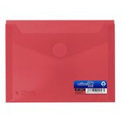 Sobre A6 con cierre de velcro rojo