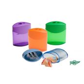 Afilalapiz plastico 2 usos con deposito