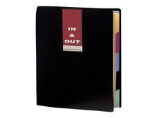 Grafoplas In&Out - Libro de pantalla de recambio - 50 compartimentos - para A4 - negro