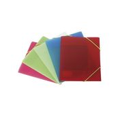 Carpeta colorgraf 3 solapas A5 gomas verde