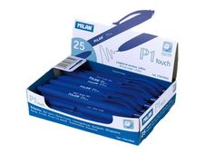 MILAN P1 TOUCH - Bolígrafo  - azul - retractil
