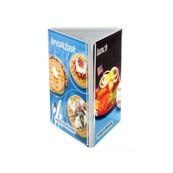 Portafolletos sobremesa 3 caras piramidal