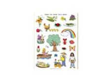 Apli - 3 feuilles gommettes printemps