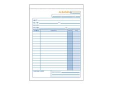 Dohe - Cuaderno de pedidos de entrega - 50 hojas - A5 - triplicado - sin copia de carbón