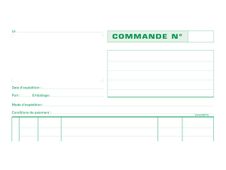 Exacompta - 5 Manifolds Carnets de commandes - 50 dupli - A4