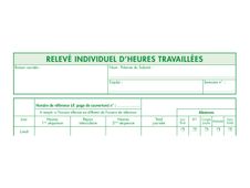 Exacompta - Manifold RTT Cahier d'enregistrement du temps de travail - 50 dupli - 29,7 x 21 cm
