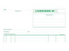 Exacompta - 5 Manifolds Carnets de livraisons - 50 dupli - A4