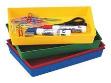 FAIBO - Bandeja de bolígrafos - 23 x 14.5 cm - polipropileno (PP) - azul