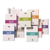 Miquelrius recambio notebook 1 color A4 100 hojas 5x5 violeta