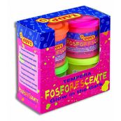 Jovi fosforescente caja 4 botes tempera 55 ml colores surtidos