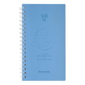 Agenda de poche spiralé Linicolor - 1 semaine sur 2 pages - 16 mois - 9 x 16 cm - disponible dans différentes couleurs - Exacompta