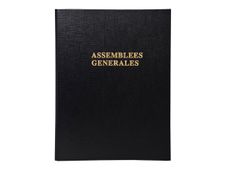 Exacompta - Reliure Délibérations des assemblées générales 4 anneaux