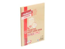 GPV Pack'n Post - 10 Pochettes kraft armé - C4 229 x 324 mm - 120 gr - bande auto-adhésive