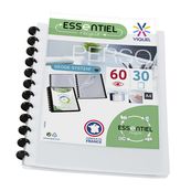 Viquel Geode - Porte vues personnalisable à pochettes repositionnables - 60 vues - A4 - blanc