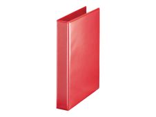 Esselte ESSENTIALS - Classeur à anneaux personnalisable - Dos 51 mm - A4 - pour 280 feuilles - rouge