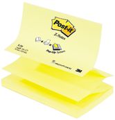 Post-it - 12 Blocs Z-Notes - jaune - 76 x 127 mm