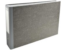 Exacompta - Classeur à levier - Dos 70 mm - A3 paysage - pour 550 feuilles - gris marbré avec dos gris