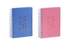 Agenda à spirale Wire-O - 1 jour par page - 11,5 x 16,9 cm - 2 couleurs disponibles - Brepols