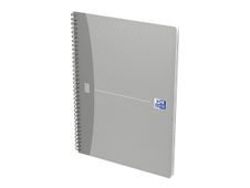 Oxford Office Essentials - Cahier A4 (21x29,7 cm) - 100 pages - grands carreaux (Seyes) - disponible dans différentes couleurs