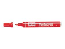 Pentel PEN N50 - Marqueur permanent - pointe ogive - rouge