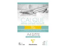 Clairefontaine Fine Arts - Bloc papier à dessin calque - 50 feuilles - A4 - 70G