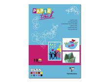 Clairefontaine Papertouch - Bloc cartoline A4 - 10 feuilles - 270 g/m² - couleurs assorties
