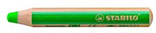 STABILO Woody 3 in 1 - Crayon de couleur pointe large - vert foncé