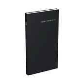 Lecas Comptoir Euro Centimes - Agenda 1 jour par page - 15 x 27 cm - noir