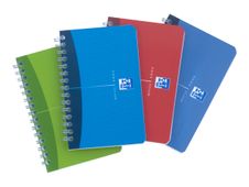 Oxford Office Essentials - Carnet à spirale 9 x 14 cm - 180 pages - petits carreaux (5x5 mm) - disponible dans différentes couleurs