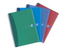 Oxford - Répertoire à spirale A4 (21x29,7 cm) - 180 pages - ligné - disponible dans différentes couleurs