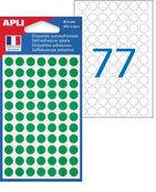 Apli Agipa - 462 Pastilles adhésives - vert - diamètre 8 mm - réf 111831